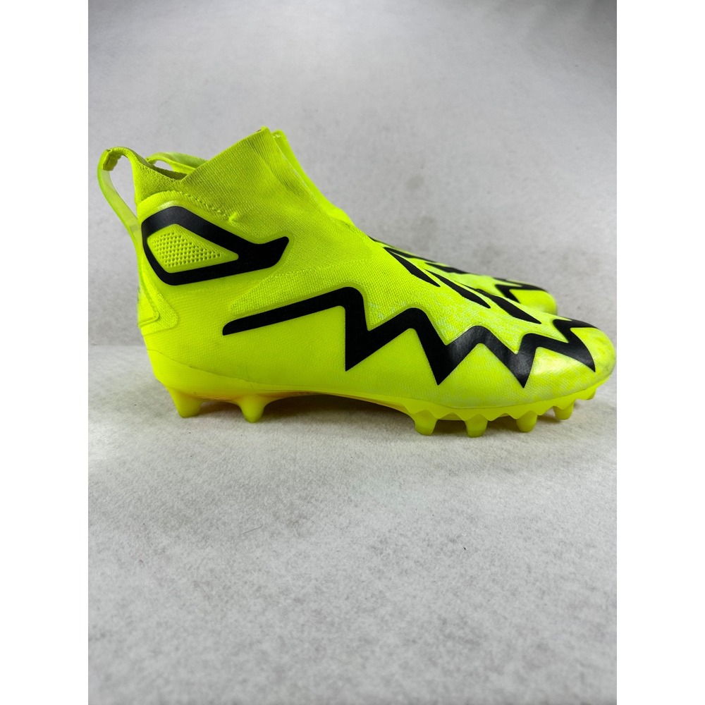 Adidas Adizero Primeknit Football Cleats Signal Green Black Men's 13